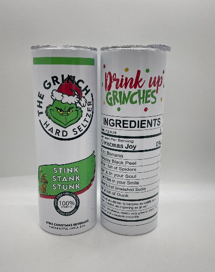 Christmas Grinch inspired 20oz Tumbler