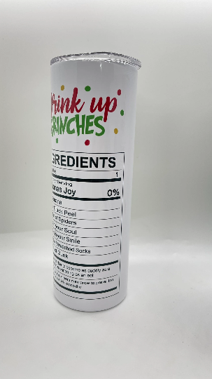 Christmas Grinch inspired 20oz Tumbler